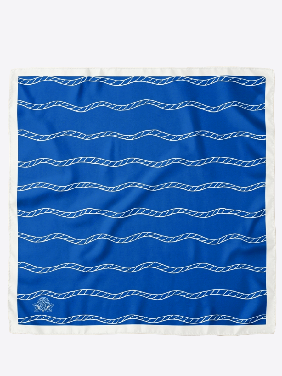 Line Silk Scarf