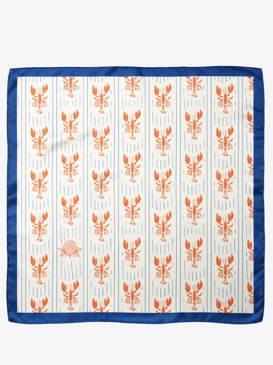 Lobster Silk Scarf