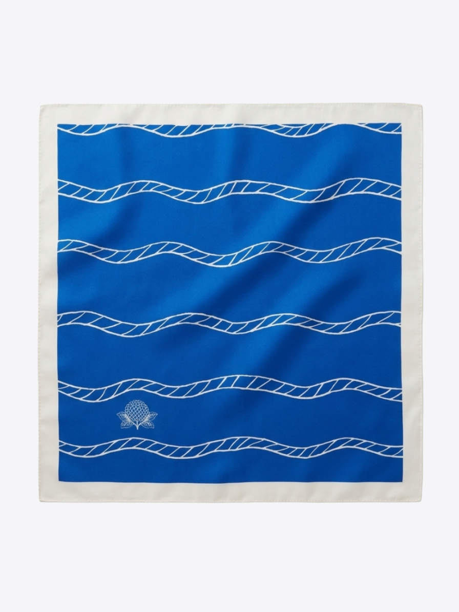 Line Silk Bandana