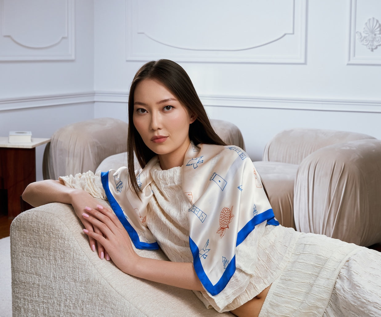 Lighthouse Silk Scarf