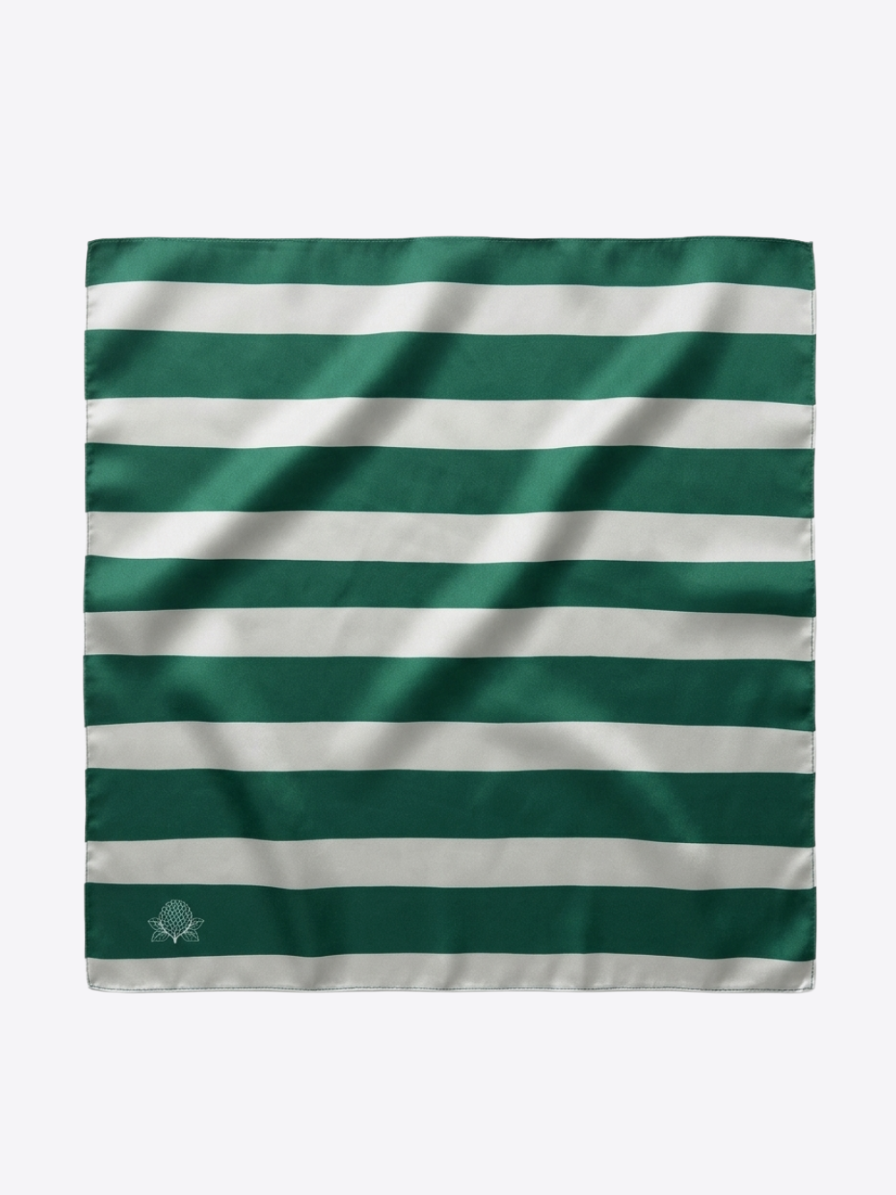 Stripe Silk Bandana