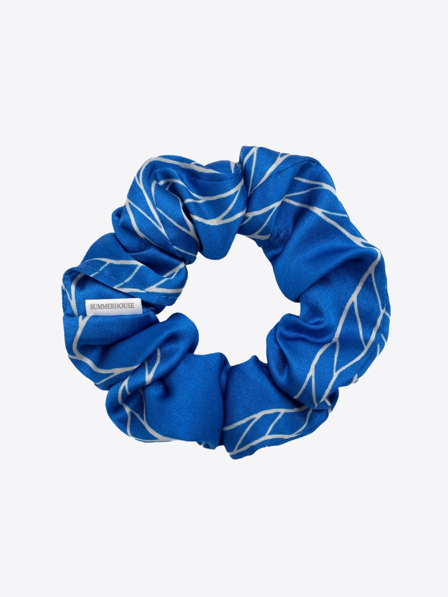 Line Silk Scrunchie