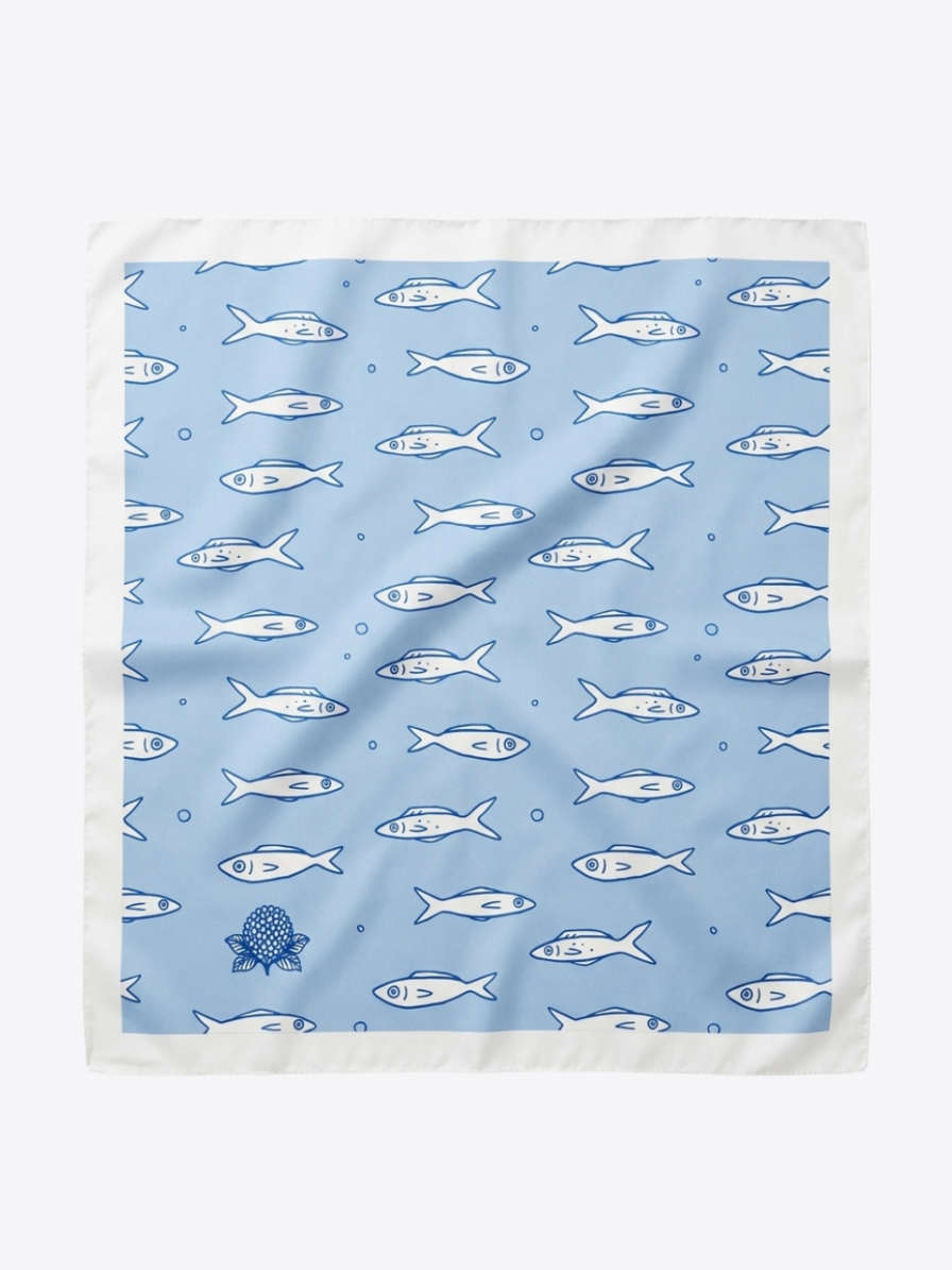 Fish Silk Bandana