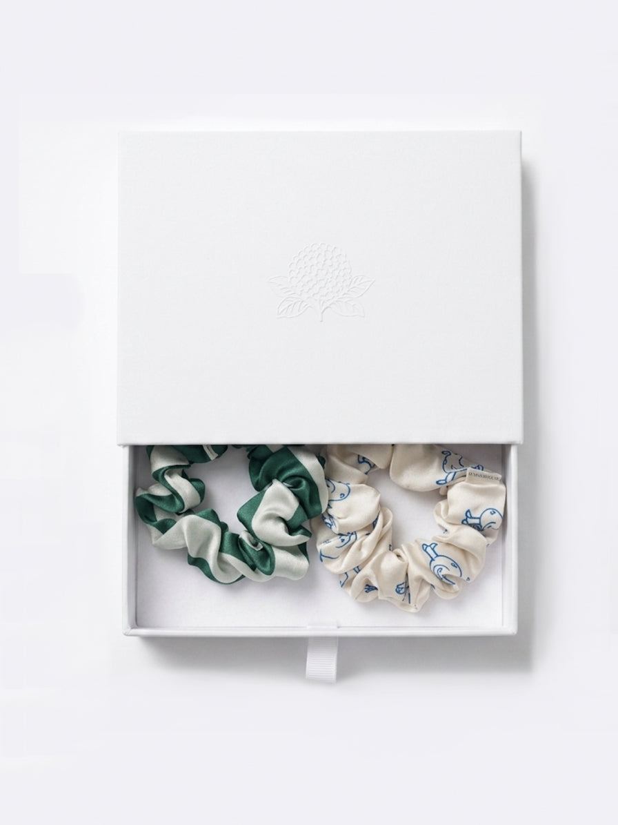 Seagull Silk Scrunchie